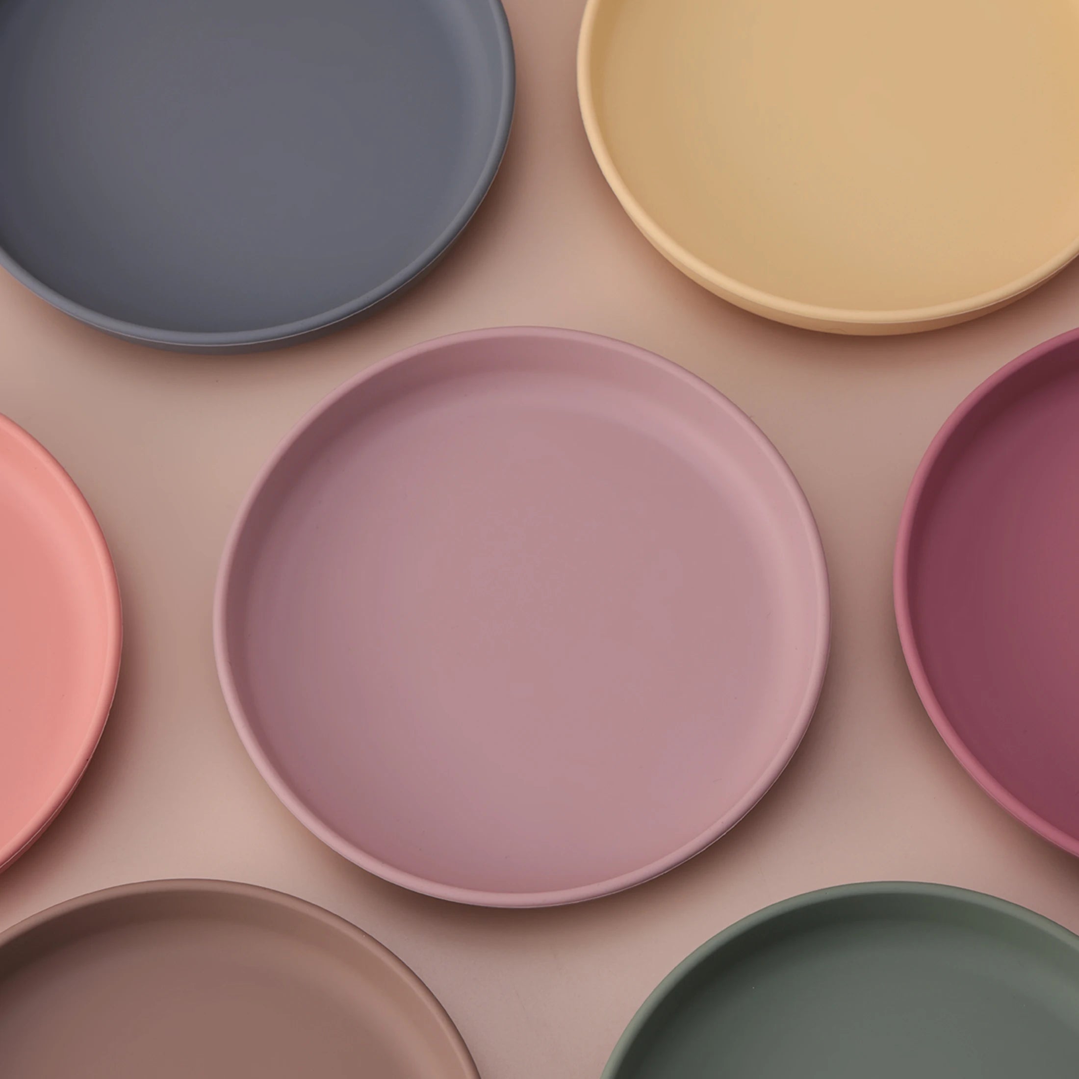 Assiette en silicone