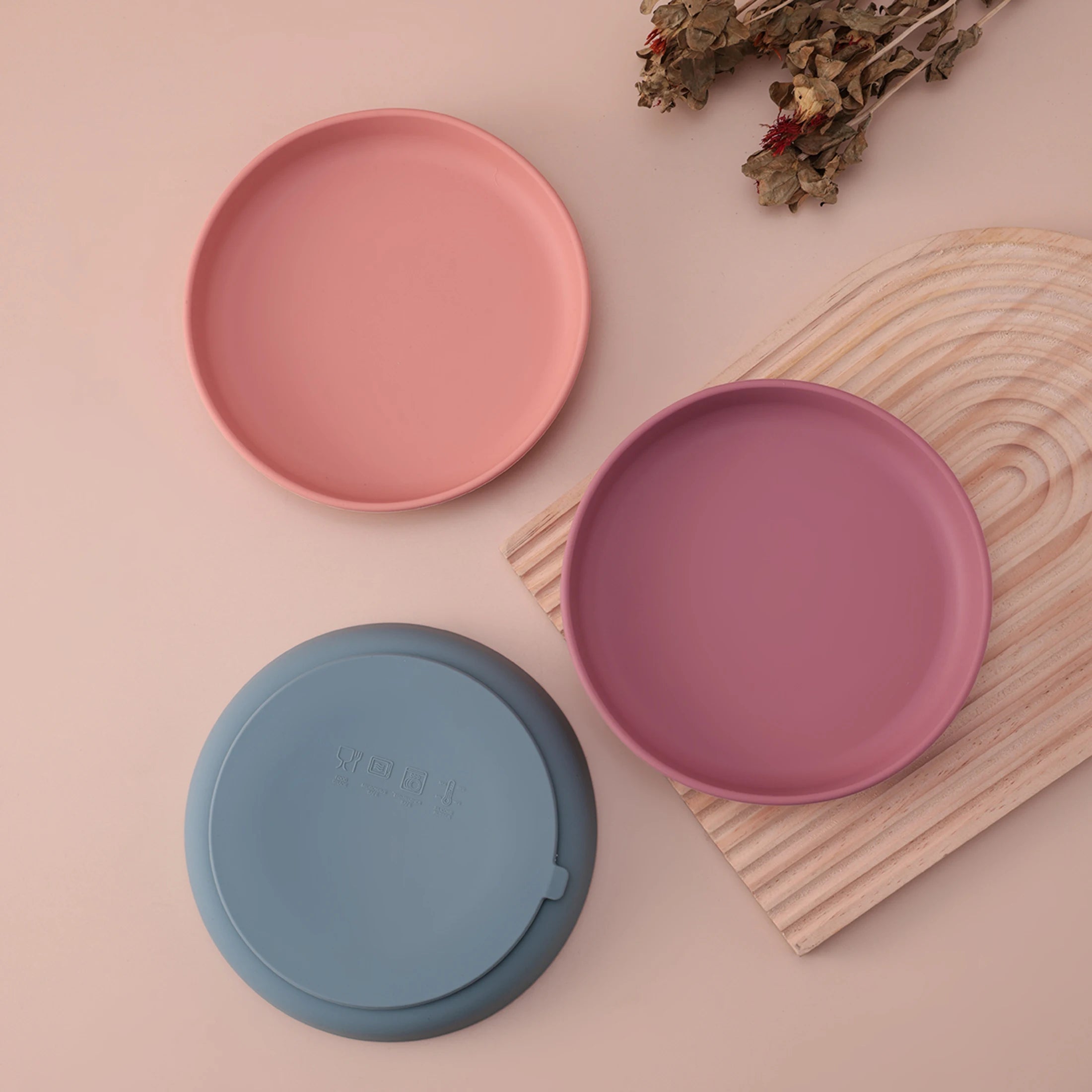 Assiette en silicone